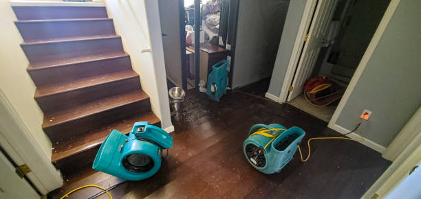 Water damage restoration process in Churchville, NY